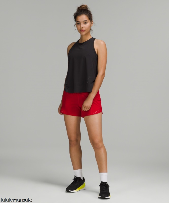 Lululemon Damen DELULU267 | Hotty Hot High-rise Lined Short 4 Dark Red